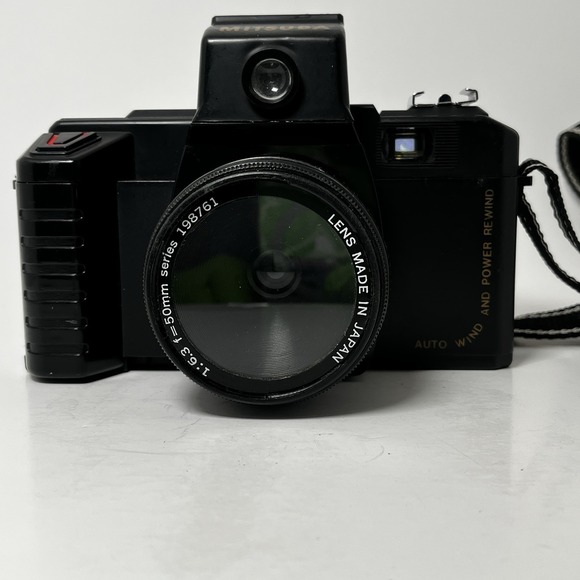 Vintage Mitsuba TC-5000D 35mm Film Camera With Motor Drive 50mm F/6.3 - Untested - Picture 4 of 14